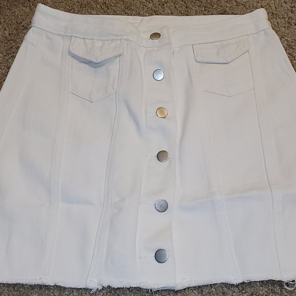 White skirt